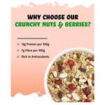 True Elements Crunchy Nuts And Berries Muesli- Fibre Rich